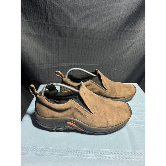 Merrell Jungle Moc Men's Leather Cushioned Slip On Shoes size 9M - Picture 3 of 6